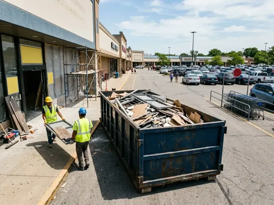 retail-store-renovation-debris-003 — frequently asked questions, Roll-off Dumpster Rentals in Lake Wazeecha, WI